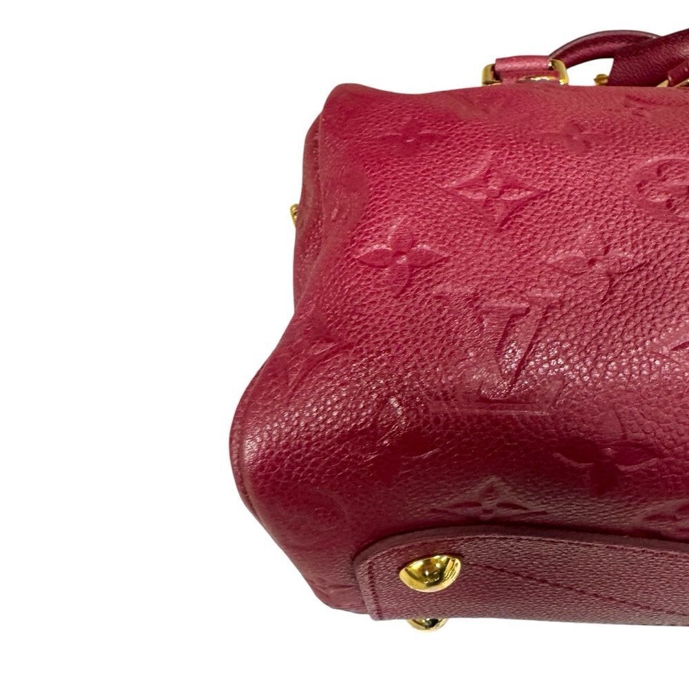 Louis Vuitton Bordeaux Purple LV Monogram Empreinte Speedy Bandoulière 25 Bag - Picture 10 of 16